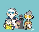 ゆるいデフォルメ似顔絵描きます カラフルでゆるくてかわいい似顔絵を目指します イメージ2