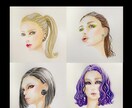 商用利用OK♪大人オシャレなイラスト描きます ファッショナブルなイラストを水彩画仕上げいたします。 イメージ1