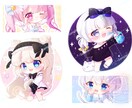 デフォルメのかわいいイラスト作成します キラキラもちもちデフォルメに可愛く仕上げます！ イメージ4