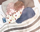 キラキラしたアイコンイラスト描きます 男の子も女の子もお任せください✩︎⡱ イメージ6