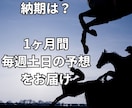1ヶ月分の【中央競馬の買い目・高配当予想】します 毎週土日中央競馬の買い目をお届けします！！ イメージ6