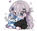 愛着の湧くミニキャラ制作します 商用ok！デフォルメならではの可愛さを詰め込みます！ イメージ3