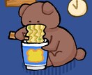 生活感◎あなたらしい動物アイコンお描きします SNSや配信用に、ゆるくて親しみやすい1匹をお描きします イメージ4