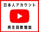 YouTube日本人再生増やします YouTube再生1000回増やします！ イメージ1