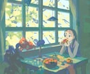 背景と女の子のイラスト描きます 一枚絵/MV用イラスト/サムネイル/CDジャケット等 イメージ7