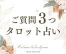 ご質問３つ⚘ジャンル不問でお悩みの糸口占います タロット７枚以上＆オラクル１枚の深掘り鑑定˖⋆࿐໋₊ イメージ1