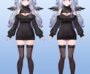 Vtuber様向け3Dキャラクターモデル制作します VRの世界で輝く貴方の姿を作るお手伝いをさせてください！ イメージ6