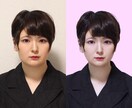 武蔵美卒現役レタッチャーがお写真を美しくします 顔の加工、背景処理、色味の調整などの修正を手軽にしませんか？ イメージ3