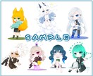 かわいいデフォルメイラスト作成します SNSアイコンや動画のサムネイルに使用できます イメージ3