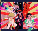 カートゥーン風ポップイラスト制作いたします ✨️期間限定モニター価格✨️かわいいイラストをお手頃価格で★ イメージ3