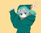 歌ってみたのサムネイル描きます お菓子代稼がせてください。キャラの可愛さを最大限魅せます。 イメージ2