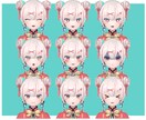 かわいい女性Vtuberモデル制作します キャラデザからモデリング一括無料修正アフターフォロー込み イメージ5