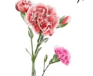 大好きなお花をデジタル水彩画で描きます 季節に合わせたお花を絵葉書にしてみませんか イメージ3