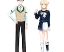 キャラクターデザインをいたします 可愛い、中性的なキャラが好きな方はぜひおまかせください イメージ2