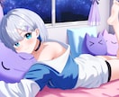 動画サムネイルや表紙、一枚絵など幅広くかきます 『可愛い』イラストをお描きします イメージ1