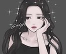 韓国風｜クールで綺麗めな女の子イラスト描きます 可愛いだけじゃ物足りない。クールなイラストを探している貴方へ イメージ1