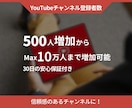 YouTube登録者を増やします あなたのチャンネルがもっと注目される！ イメージ1