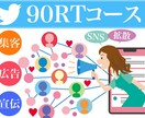 反響大★Twitterで90RT以上拡散します 自分のツイート、商品を大拡散・宣伝したい方にお勧め。実績多数 イメージ1