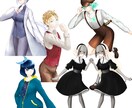TRPGのPC、NPCを作成します TRPGの立ち絵制作！カスタム見積もりでおまとめ割引あり イメージ3
