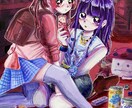 現役美大生があなただけの1枚絵を作成します 動画のサムネイルやMV等に使えるイラストを制作します。 イメージ1