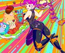 ビビットな色彩のかわいいイラストを描きます 楽曲のジャケット作成経験アリ！ヘッダー等にも対応します！ イメージ4