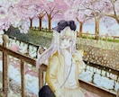 可愛い女の子の水彩画描きます 【デジタルデータ】可愛い女の子の水彩画描きます。 イメージ1