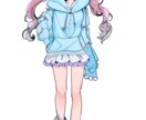 可愛いツインテールの女の子売ります お色味変更や差分作成もメッセージくだされば対応いたします イメージ4