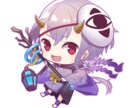 ゲームに使用できるイラスト描きます パーツ分け可能！女性向けゲーム風のイラストをお届けします イメージ10