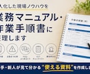 業務マニュアル・作業手順書を作成します 属人化した現場ノウハウを若手が使える業務マニュアルへ イメージ1