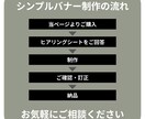 オシャレでシンプルなバナー作成します 飲食や美容など様々な業種OKです！ イメージ3
