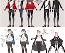立ち絵/Vtuberイラスト作成を行います 高画質かつ顔の良い立ち絵/Vtuberイラスト作成します！ イメージ4