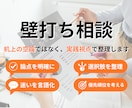 事業や企画の考えを整理する壁打ちを行います 机上の空論ではなく、実践視点で整理します イメージ1