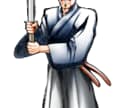 サンプルの様な人物イラスト受付いたします アニメ調のほか、シンプルキャラや劇画なども受付します イメージ4