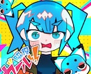 超病みかわポップなデフォルメイラスト制作します SNSアイコンやMVに！キャラクターデザインも制作可能！ イメージ5