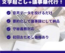 90%自動化で超短納期！ビジネス向け議事録作成ます 音声ファイルを丸投げでOK。高精度テキスト化 イメージ1