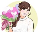 あなたの大事な写真をイラストにします すぐ制作開始！記念日やプレゼントにいかがですか？ イメージ1