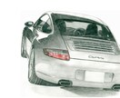 車（オートバイ）のイラストを精密な線画で描きます デジタルの時代でも手描きの味わいは格別なものです イメージ8