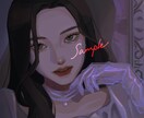 アイコン等にご利用頂けるイラストの作成をします あなたの理想に沿った''強い女の子''のイラストを イメージ3