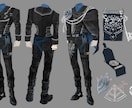 プロがオリキャラのデザイン考案+モデリングします あなただけのオリジナルキャラクターを2dと3dで制作！ イメージ4