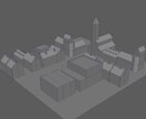 背景用の3Dモデル製作します Mayaで建物や乗り物の3Dモデルを製作します。 イメージ3