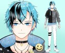 Vtuberキャラデザ～モデリング全て制作します キャラデザ・パーツ分け・モデリング・ロゴまで全部込み！ イメージ9