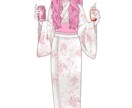 IRIAM用全身イラスト描きます 配信・IRIAM・キャラデザ。納期1ヶ月。 イメージ2