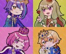 デフォルメアイコン制作します バストアップ構図でSNSアイコンにぴったり！ イメージ5