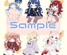 ミニキャラ（2.5〜3頭身）描きます かわいいイラストが得意です。キャラデザもお任せください！ イメージ3