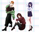 VTuber、IRIAM立ち絵のデザイン承ります 目立つ！唯一無二のキャラクター、衣装デザインを格安で承ります イメージ2