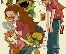 用途自由★オリジナルイラストを描きます 勢いのあるオリジナルイラストを描きます！！！ イメージ3