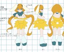 キャラクターデザインを受け取れております 貴方のテーマに寄り添ったビジュアルデザイン イメージ1