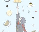 淡い感じのMVイラスト、アイコン描きます ジャケ写、Tシャツ、グッズなんかにもどうぞ！ イメージ6