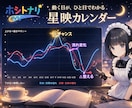 1ヶ月の運気をグラフで可視化します 動く日と控える日が一目で分かります イメージ1