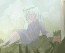 静かな雰囲気を大切に心を込めて描きます 落ち着く優しげのあるタッチのイラストを制作します イメージ5
